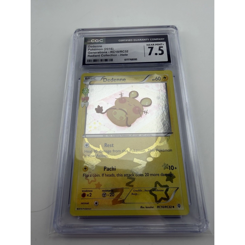 Dedenne Pokémon (2016) Generations - RC10/RC32 Radiant Collection - Holo